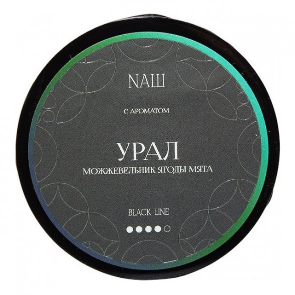 Табак NАШ BLACK - Урал (Можжевельник, Ягоды, Мята, 200 грамм) купить в Иркутске