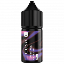 Жидкость SOAK L30 - Dark Honey Berries (Тёмный Мёд с Ягодами, 30 мл, 2 мг)