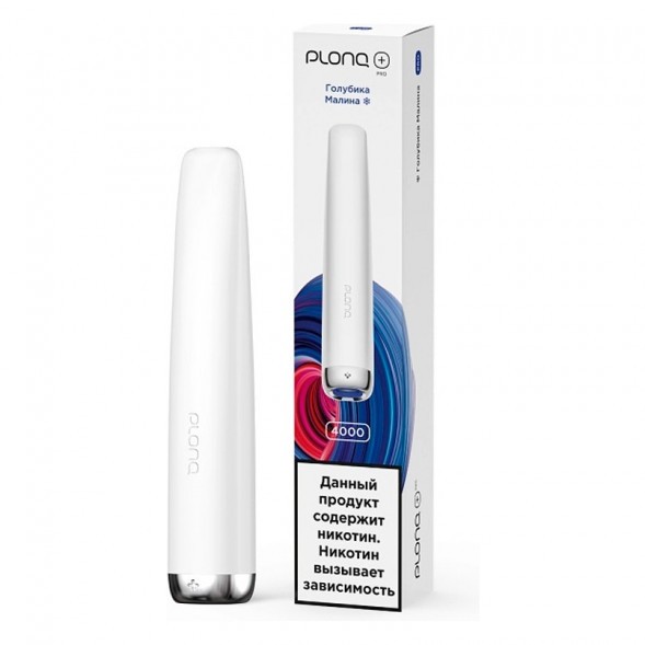 PLONQ PLUS PRO - Голубика Малина (Blueberry Raspberry, 4000 затяжек) купить в Иркутске