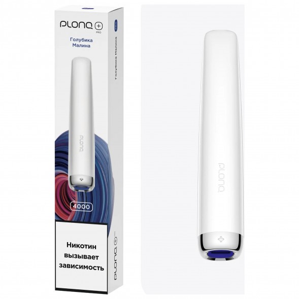 PLONQ PLUS PRO - Голубика Малина (Blueberry Raspberry, 4000 затяжек) купить в Иркутске