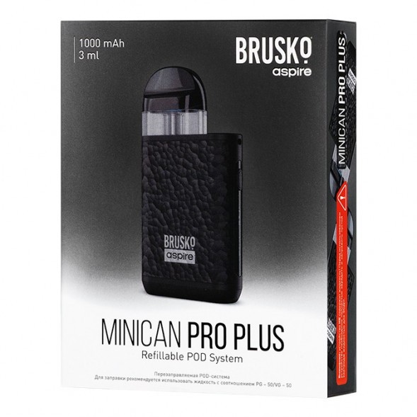 Электронная сигарета Brusko - Minican PRO Plus (Черный) купить в Иркутске