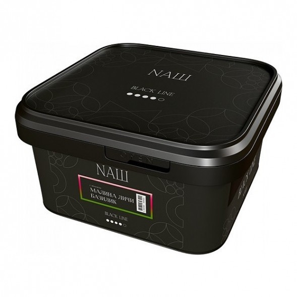 Табак NАШ BLACK - Малина Личи Базилик (200 грамм) купить в Иркутске