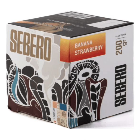 Табак Sebero - Banana Strawberry (Банан и Клубника, 200 грамм) купить в Иркутске