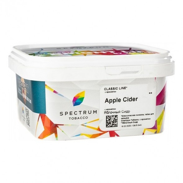 Табак Spectrum - Apple Cider (Яблочный Сидр, 200 грамм) купить в Иркутске