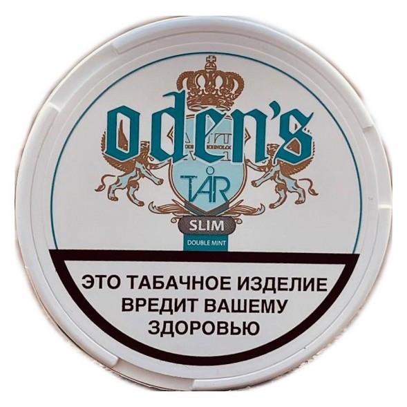 Табак жевательный ODENS - TAR Double Mint Slim (10 грамм, Россия) купить в Иркутске