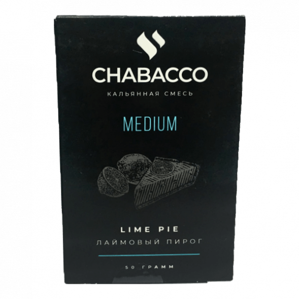 Смесь Chabacco MEDIUM - Lime Pie (Лаймовый Пирог, 50 грамм) купить в Иркутске