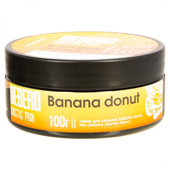 Табак Sebero Arctic Mix - Banana Donut (Банана Донат, 100 грамм) купить в Иркутске