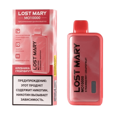 LOST MARY MO - Клубника Грейпфрут (Strawberry Grapefruit, 10000 затяжек) купить в Иркутске