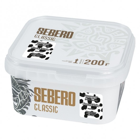 Табак Sebero - Black&amp;White (Мороженое с Шоколадной Крошкой, 200 грамм) купить в Иркутске