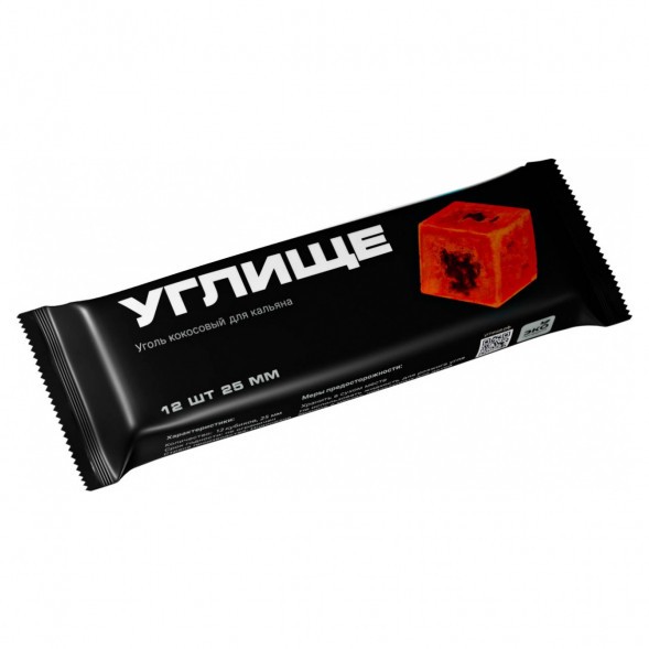 Уголь Углище (25 мм, 12 кубиков) купить в Иркутске