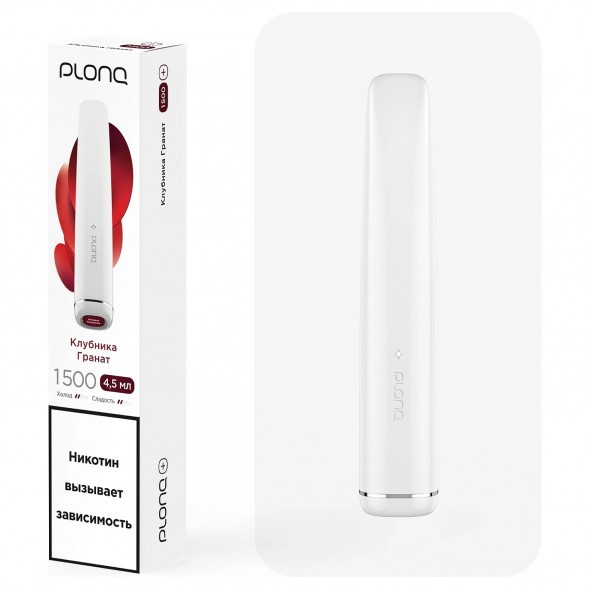 PLONQ PLUS - Клубника Гранат (1500 затяжек) купить в Иркутске