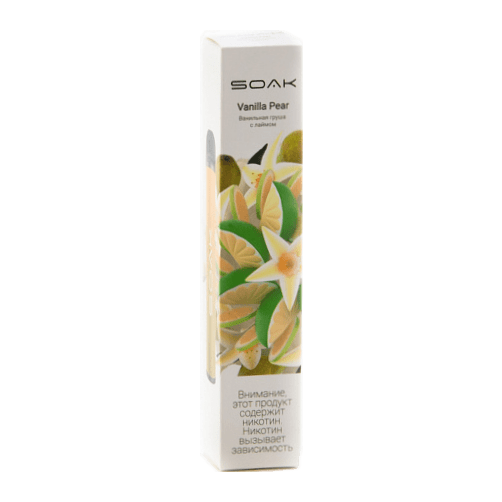 SOAK X - Vanilla Pear (Ванильная Груша с Лаймом, 2200 затяжек) купить в Иркутске