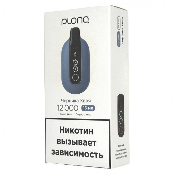 PLONQ ULTRA - Черника Хвоя (12000 затяжек) купить в Иркутске