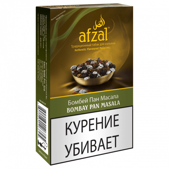 Табак Afzal - Bombay Pan Masala (Бомбейские Специи, 40 грамм) купить в Иркутске
