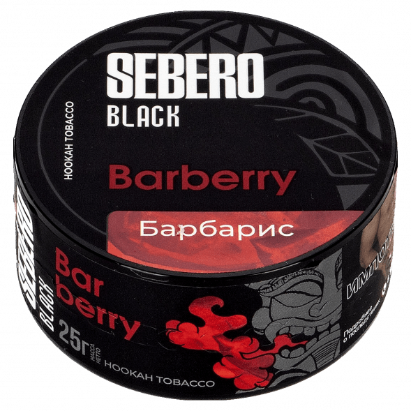 Табак Sebero Black - Barberry (Барбарис, 25 грамм) купить в Иркутске