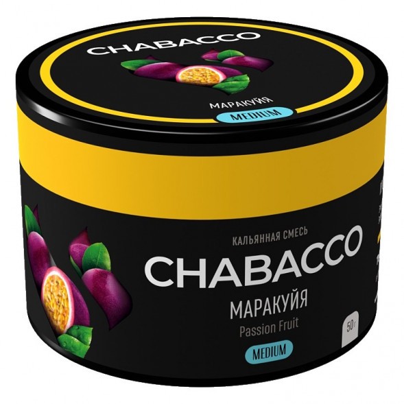 Смесь Chabacco MEDIUM - Passion Fruit (Маракуйя, 50 грамм) купить в Иркутске
