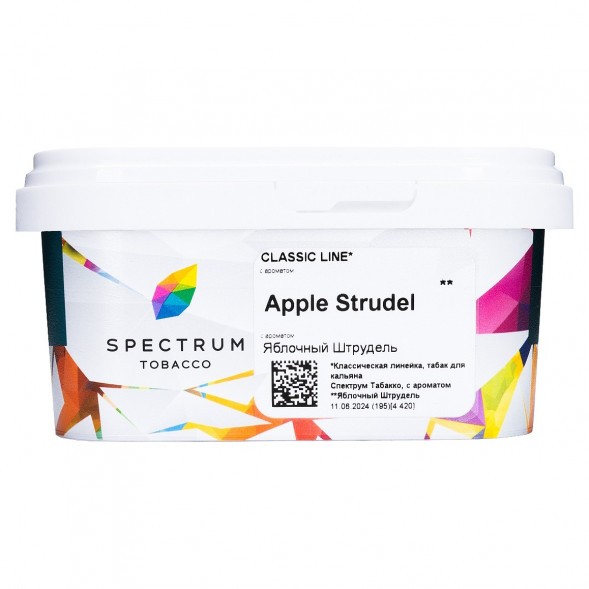 Табак Spectrum - Apple Strudel (Яблочный Штрудель, 200 грамм) купить в Иркутске