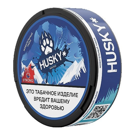 Табак жевательный HUSKY - Strong Menthol (Ментол) купить в Иркутске
