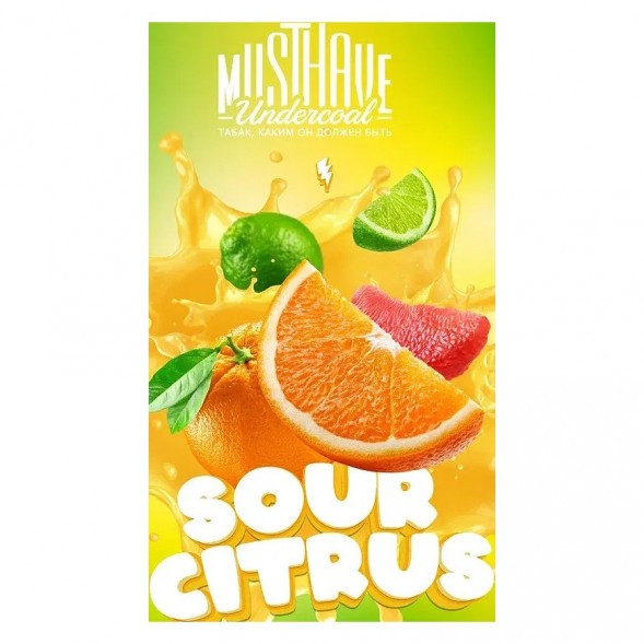 Табак Must Have - Sour Citrus (Кислый Цитрус, 25 грамм) купить в Иркутске