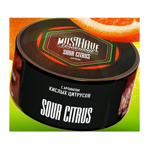 Табак Must Have - Sour Citrus (Кислый Цитрус, 25 грамм) купить в Иркутске
