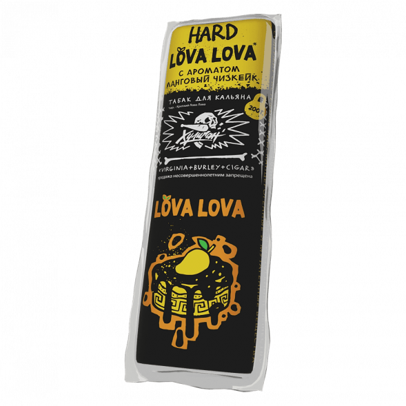 Табак Хулиган Hard - LOVA LOVA (Манговый Чизкейк, 200 грамм) купить в Иркутске