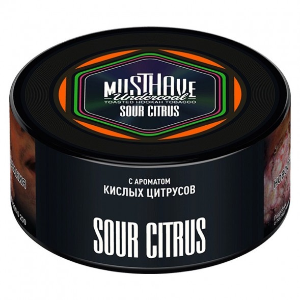 Табак Must Have - Sour Citrus (Кислый Цитрус, 125 грамм) купить в Иркутске