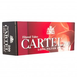 Гильзы сигаретные Cartel - Long Filter 84x20 мм (200 штук)