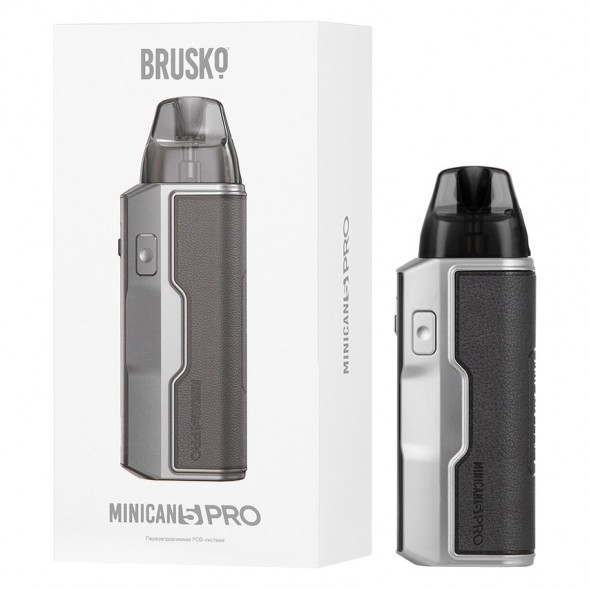 Электронная сигарета Brusko - Minican 5 PRO (Серый Металлик) купить в Иркутске