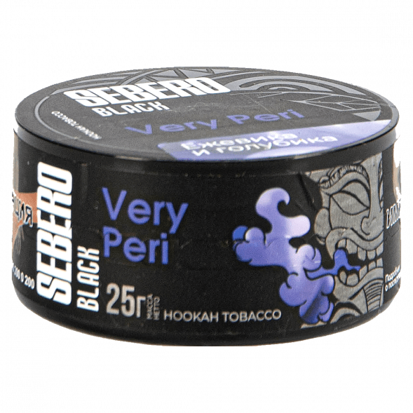 Табак Sebero Black - Very Peri (Ежевика и Голубика, 25 грамм) купить в Иркутске