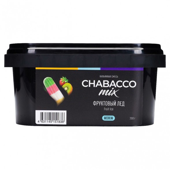 Смесь Chabacco MIX MEDIUM - Fruit Ice (Фруктовый Лёд, 200 грамм) купить в Иркутске