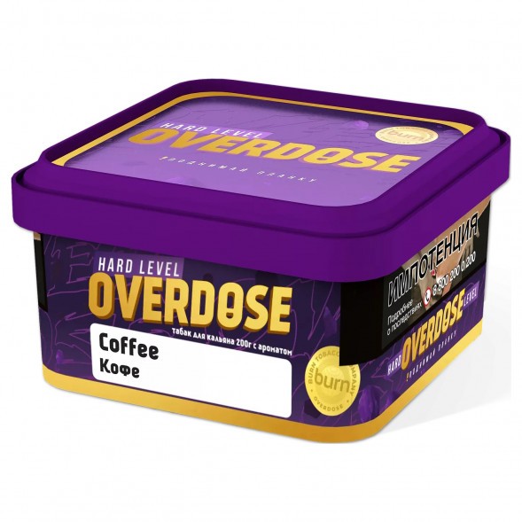 Табак Overdose - Coffee (Кофе, 200 грамм) купить в Иркутске