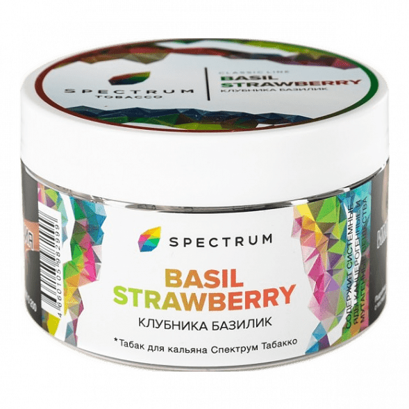 Табак Spectrum - Basil Strawberry (Клубника Базилик, 200 грамм) купить в Иркутске