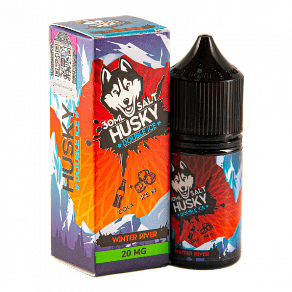 Жидкость Husky Double Ice Salt - Winter River (30 мл) купить в Иркутске