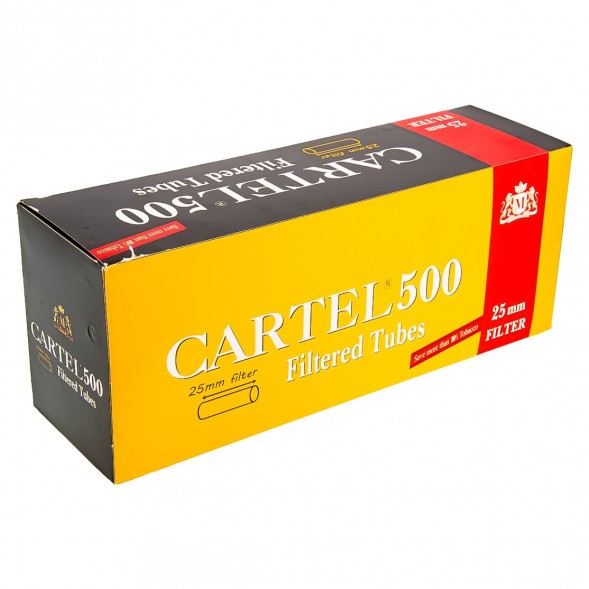Гильзы сигаретные Cartel - SuperLong 84x25 мм (500 штук) купить в Иркутске