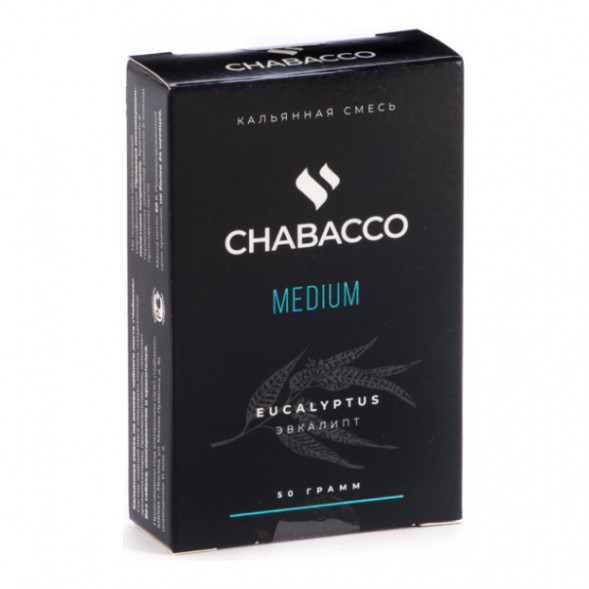 Смесь Chabacco MEDIUM - Eucalyptus (Эвкалипт, 50 грамм) купить в Иркутске