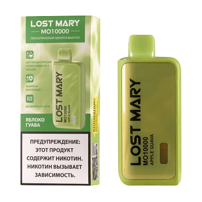 LOST MARY MO - Яблоко Гуава (Apple Guava, 10000 затяжек) купить в Иркутске