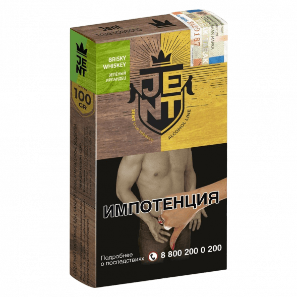 Табак Jent - Brisky Whiskey (Пряный Виски, 100 грамм) купить в Иркутске