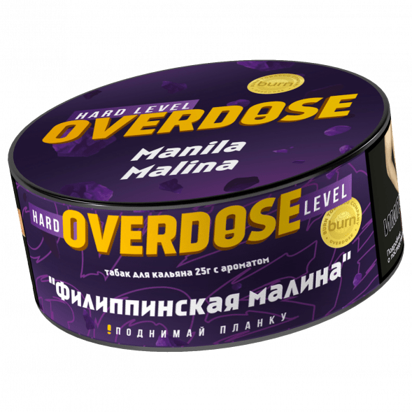 Табак Overdose - Manila Malina (Филиппинская Малина, 25 грамм) купить в Иркутске