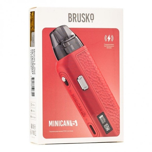 Электронная сигарета Brusko - Minican 5 (Красный) купить в Иркутске