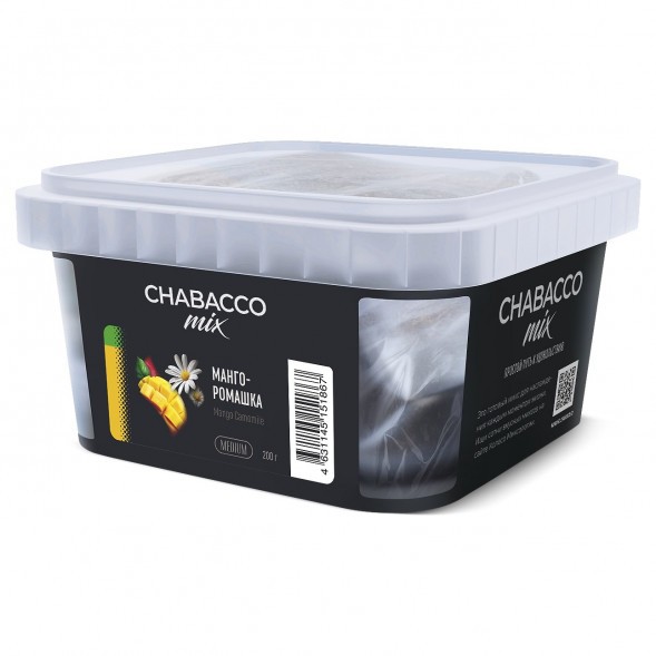 Смесь Chabacco MIX MEDIUM - Mango Camomile (Манго - Ромашка, 200 грамм) купить в Иркутске