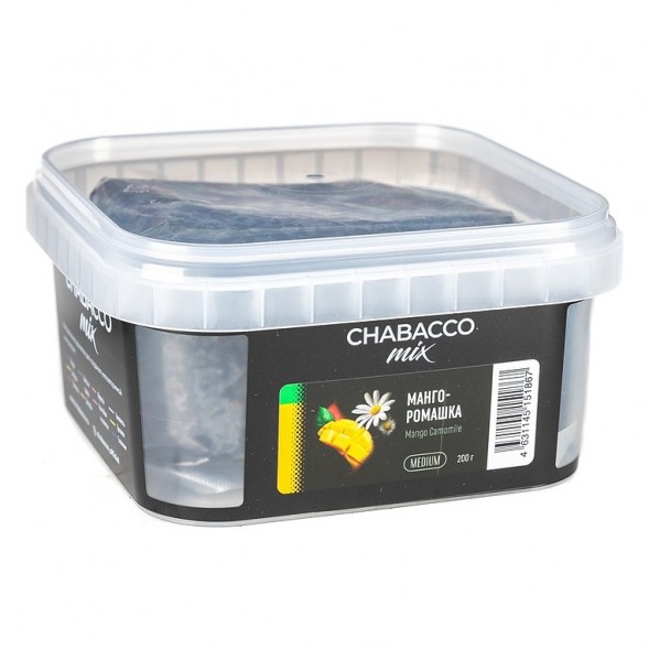 Смесь Chabacco MIX MEDIUM - Mango Camomile (Манго - Ромашка, 200 грамм) купить в Иркутске