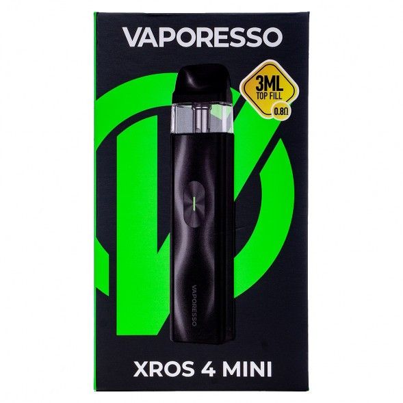 Электронная сигарета Vaporesso XROS 4 Mini - Black (Чёрная) купить в Иркутске