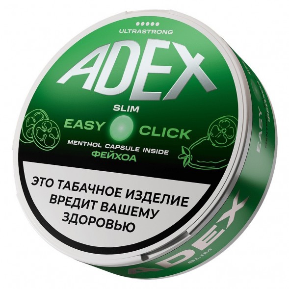 Табак жевательный ADEX ULTRA STRONG SLIM Easy Click - Feijoa Menthol (Фейхоа Ментол) купить в Иркутске