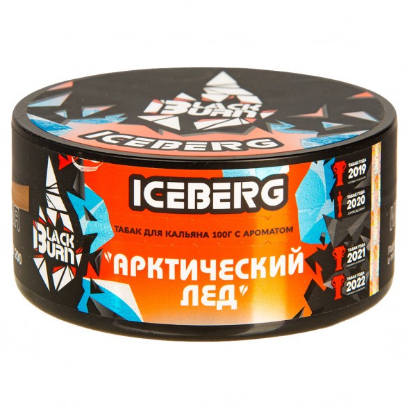 Табак BlackBurn - Iceberg (Арктический Лёд, 100 грамм) купить в Иркутске