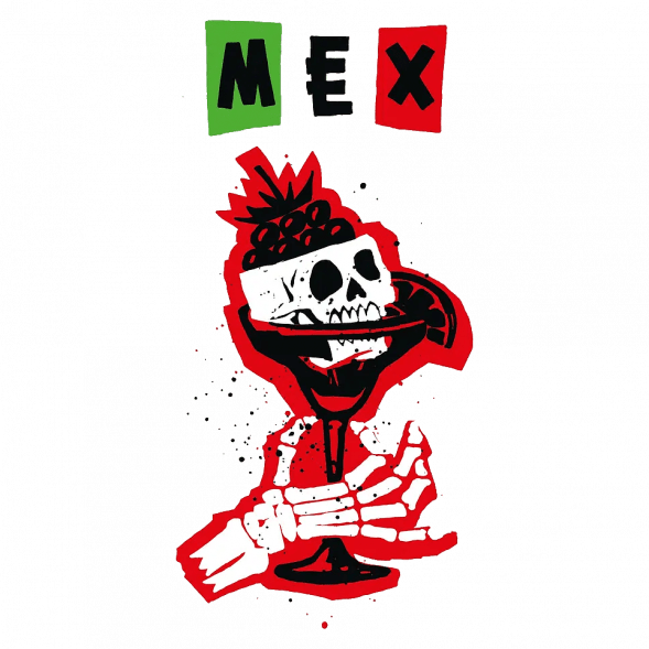 Табак Хулиган Hard - MEX (Ежевичная Маргарита, 80 грамм) купить в Иркутске