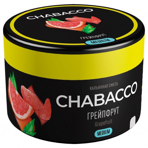 Смесь Chabacco MEDIUM - Grapefruit (Грейпфрут, 40 грамм) купить в Иркутске