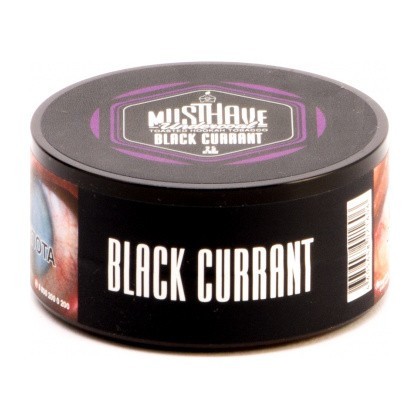 Табак Must Have - Black Currant (Черная Смородина, 25 грамм) купить в Иркутске