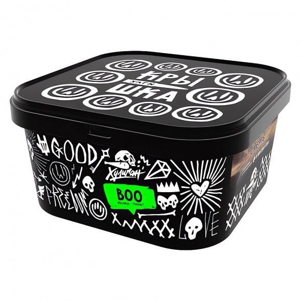 Табак Хулиган - BOO (Яблоко и Гранат, 200 грамм) купить в Иркутске