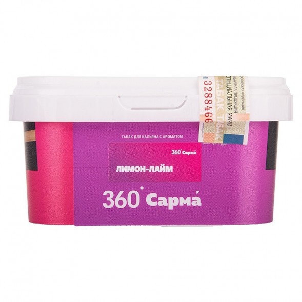 Табак Сарма 360 Лёгкая - Лимон-Лайм (200 грамм) купить в Иркутске