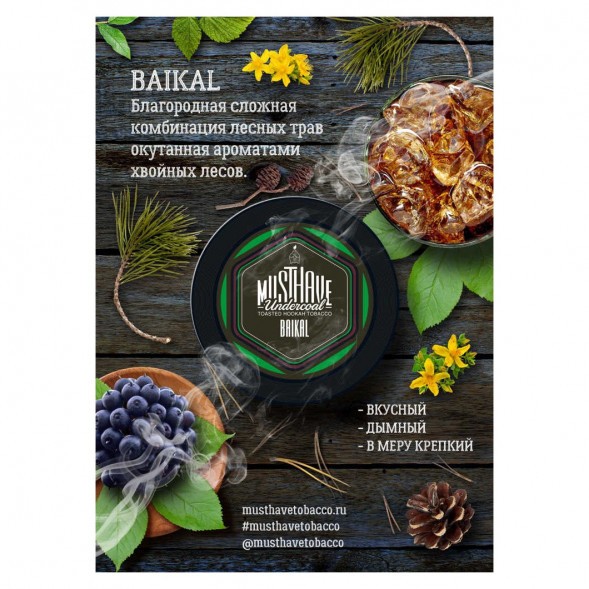 Табак Must Have - Baikal (Байкал, 25 грамм) купить в Иркутске